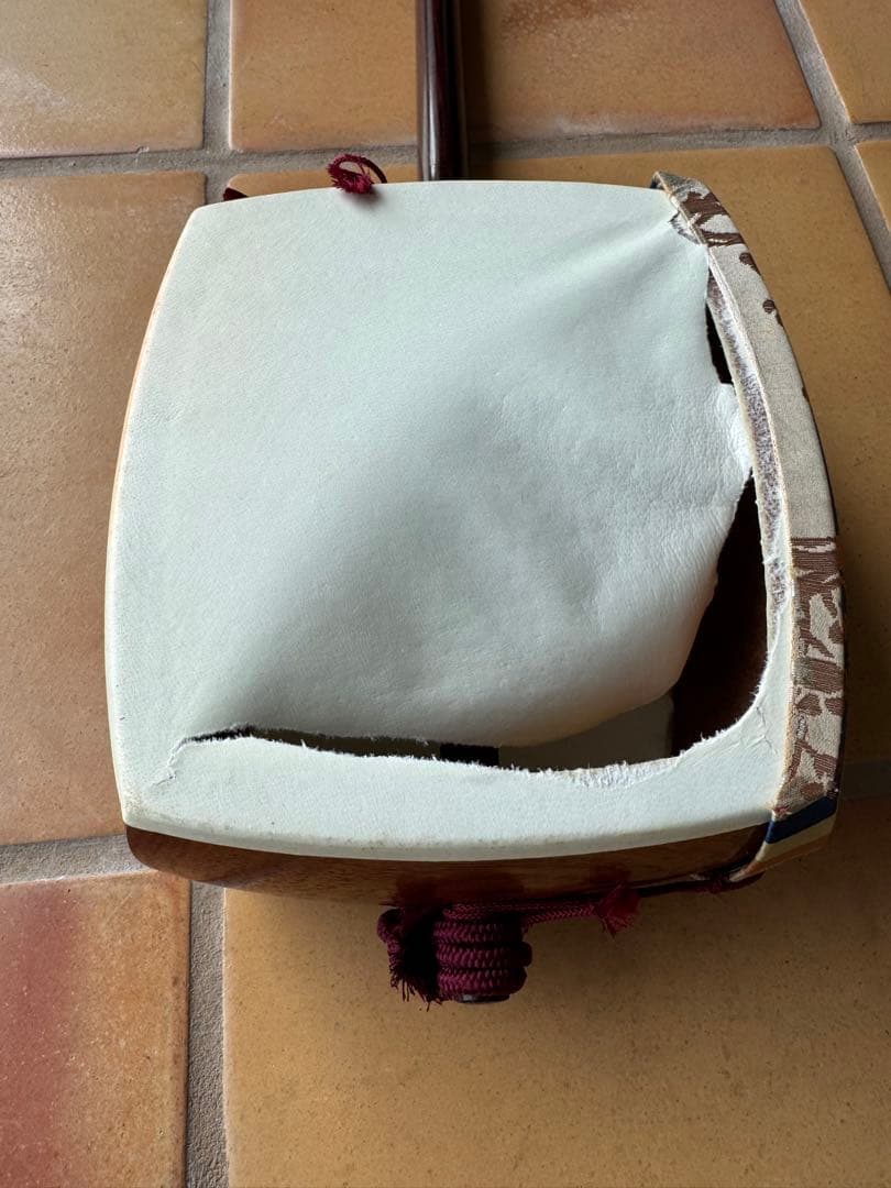 最高級 義太夫 三味線 撥 バチ 和楽器 民謡 天然素材 稀少品 最高級 義太夫