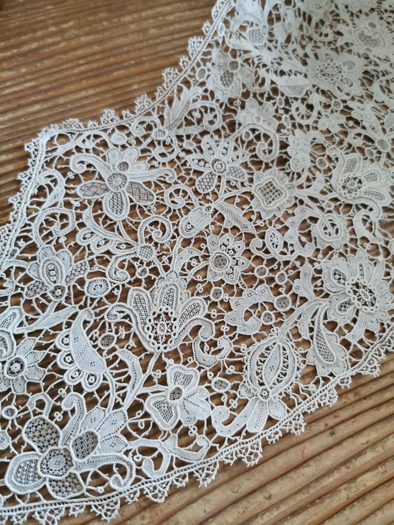 アンティーク イタリア 最上の精緻 ブラーノレース ポワンドヴェニス