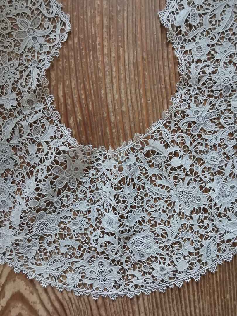 アンティーク イタリア 最上の精緻 ブラーノレース ポワンドヴェニス