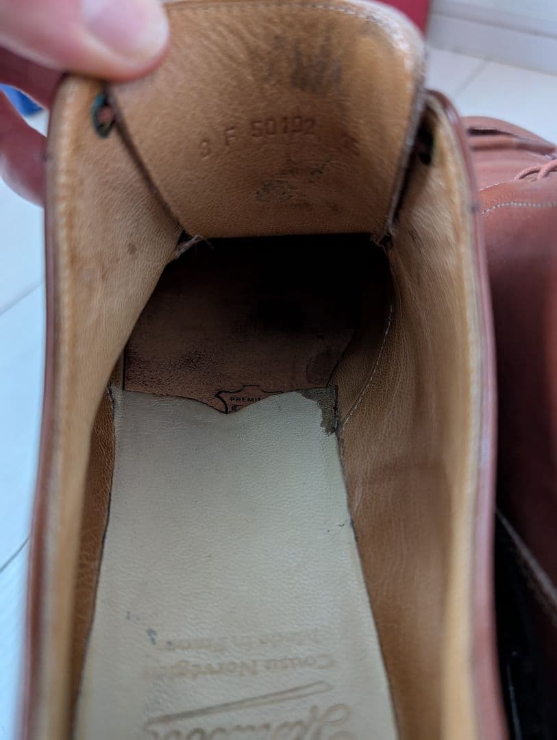 パラブーツ　シャンボード(マロンカラー)　UK8　ケアグッズ付