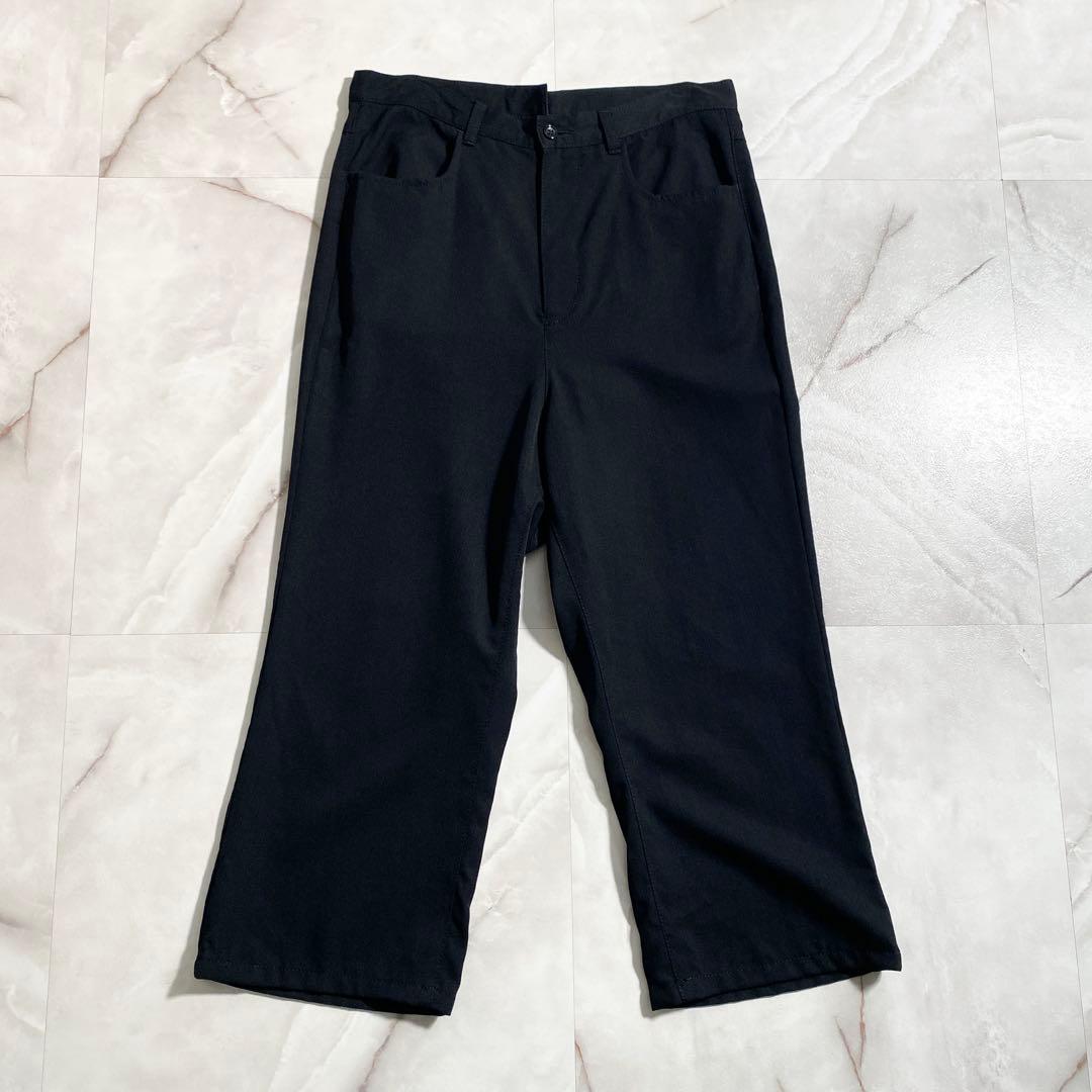 A16622 美品 トリココムデギャルソン 08AW ワイドサルエルパンツ 黒M