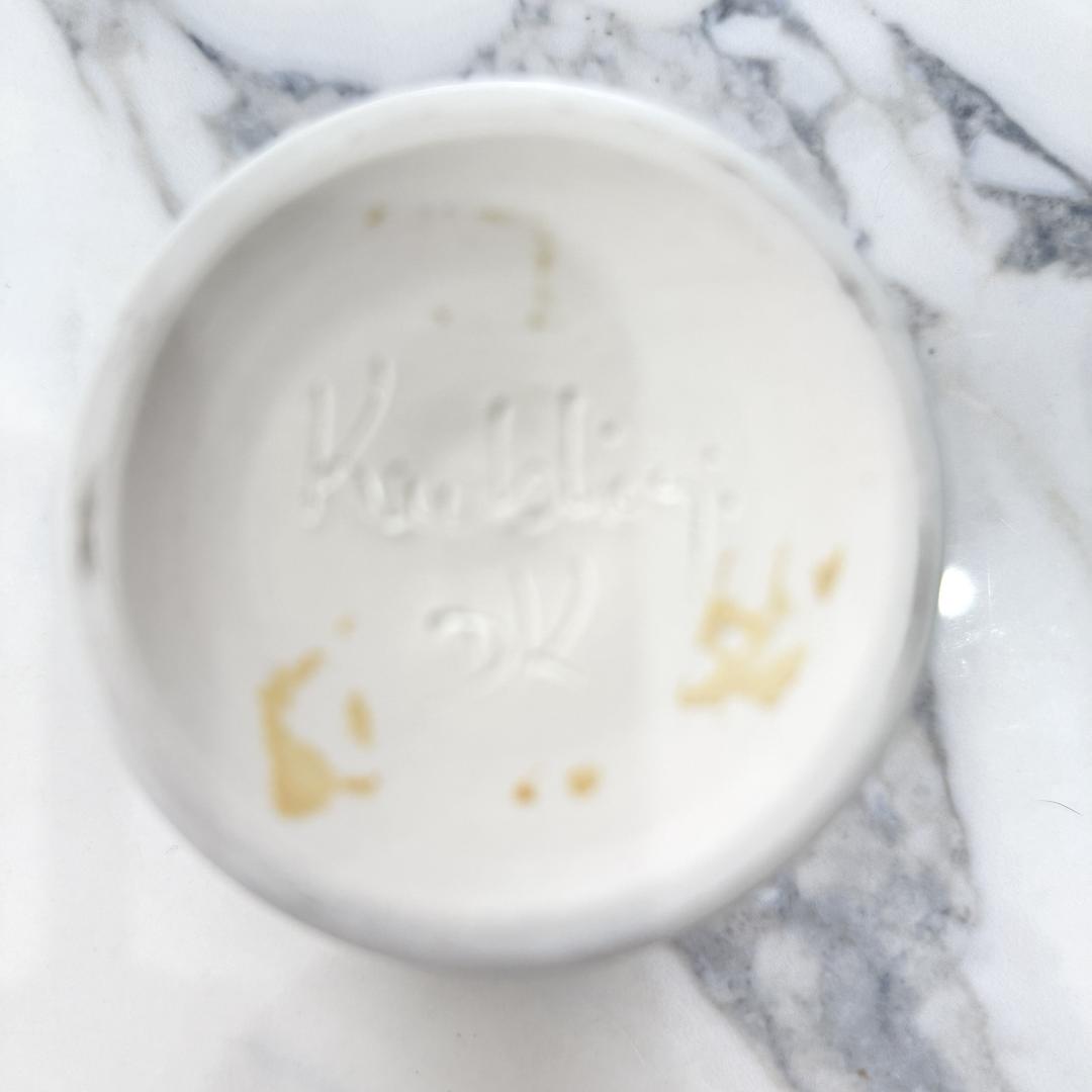 デンマークの作家物 陶器カクテルグラス、小ゴブレット 5個セット