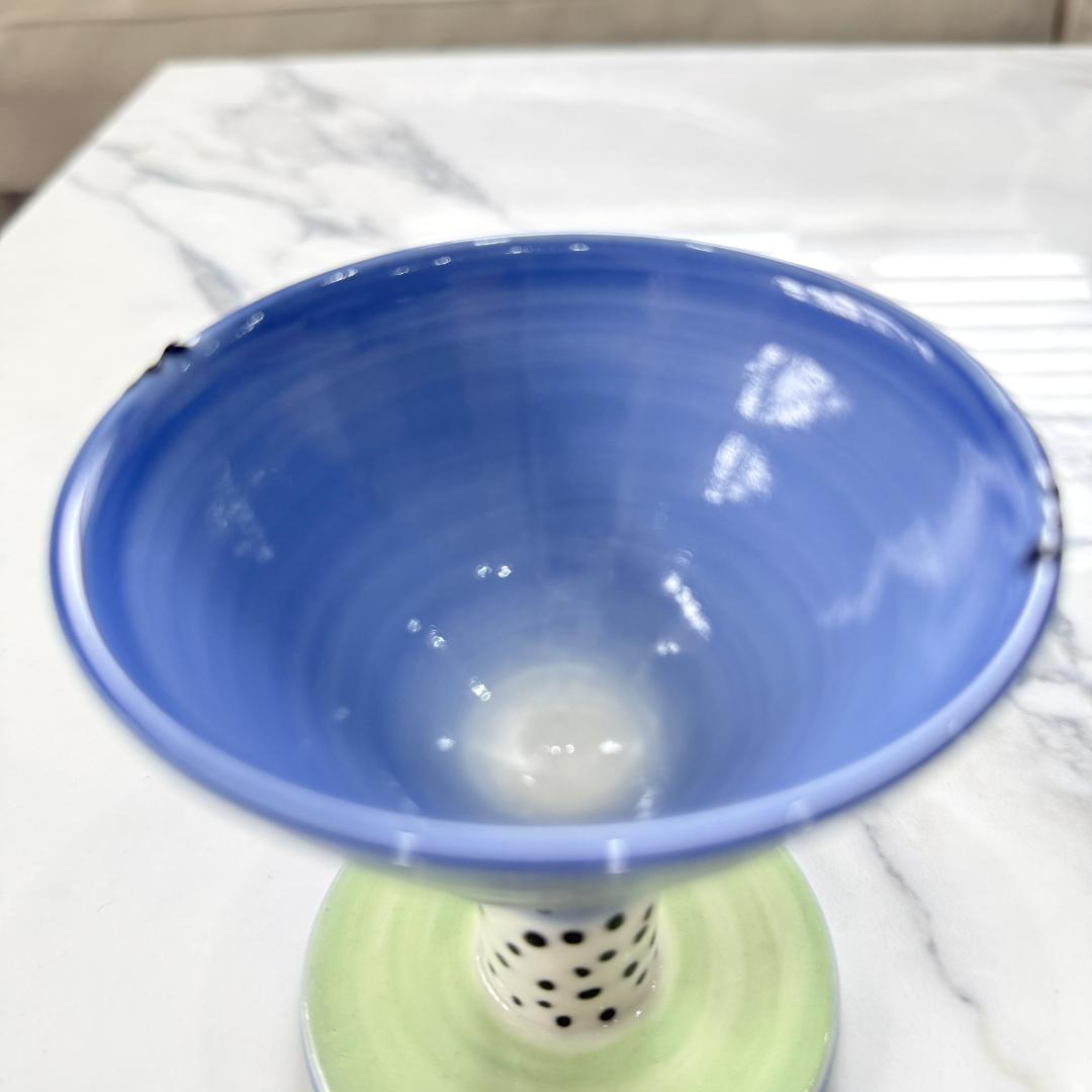 デンマークの作家物 陶器カクテルグラス、小ゴブレット 5個セット