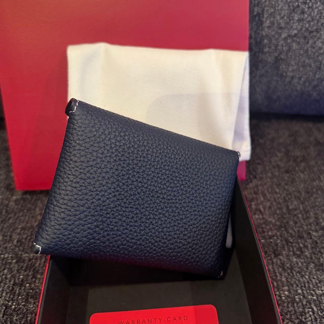 【新品】 ボナベンチュラ エンベロープ カードケース ネイビー