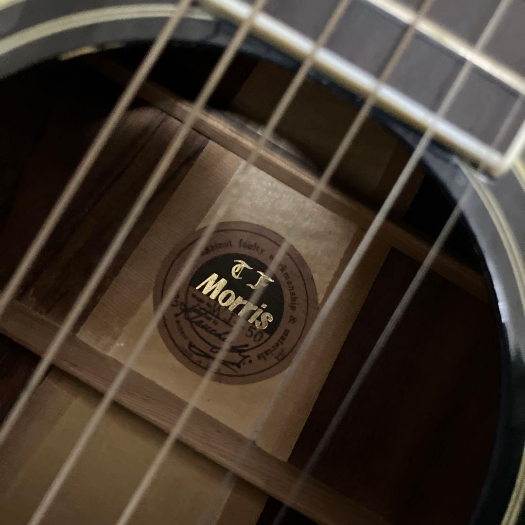 Morris WJ-50 モーリス アコースティックギター 当時の付属品付 - メルカリ
