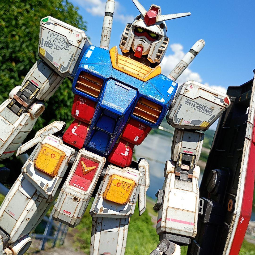 1/48 メガサイズ　ガンダム　塗装済完成品　ガンプラ