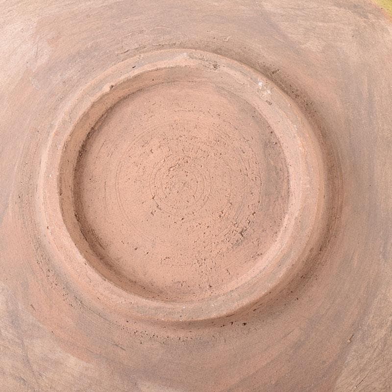 中国 唐三彩 花文 大皿 飾皿 直径約31㎝ V R8014C