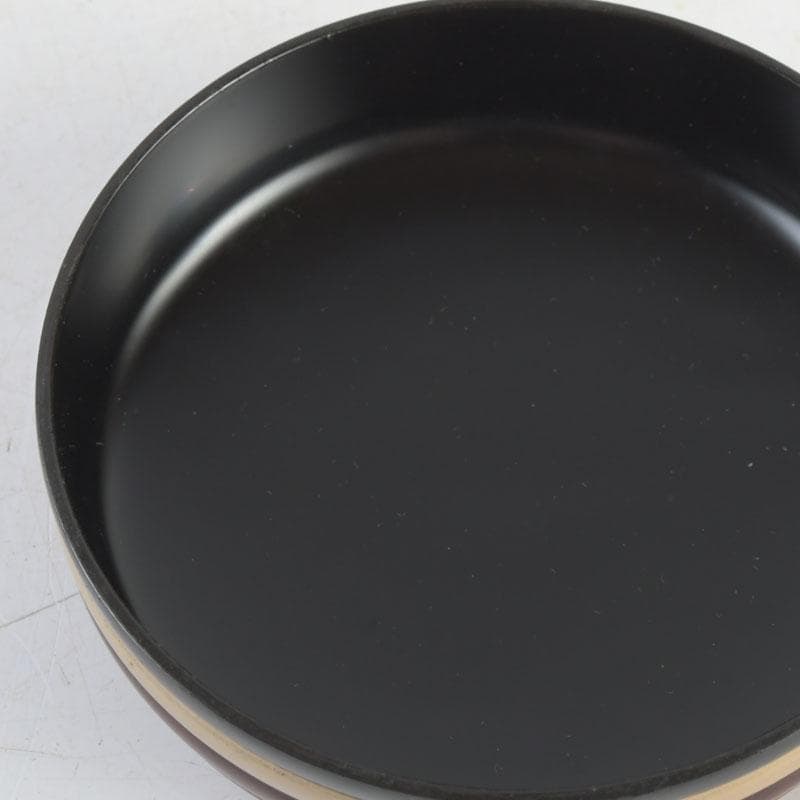 茶道具 輪島塗 高橋朝也 (二代 金浦) 独楽塗 茶器 棗 共箱 V 9567