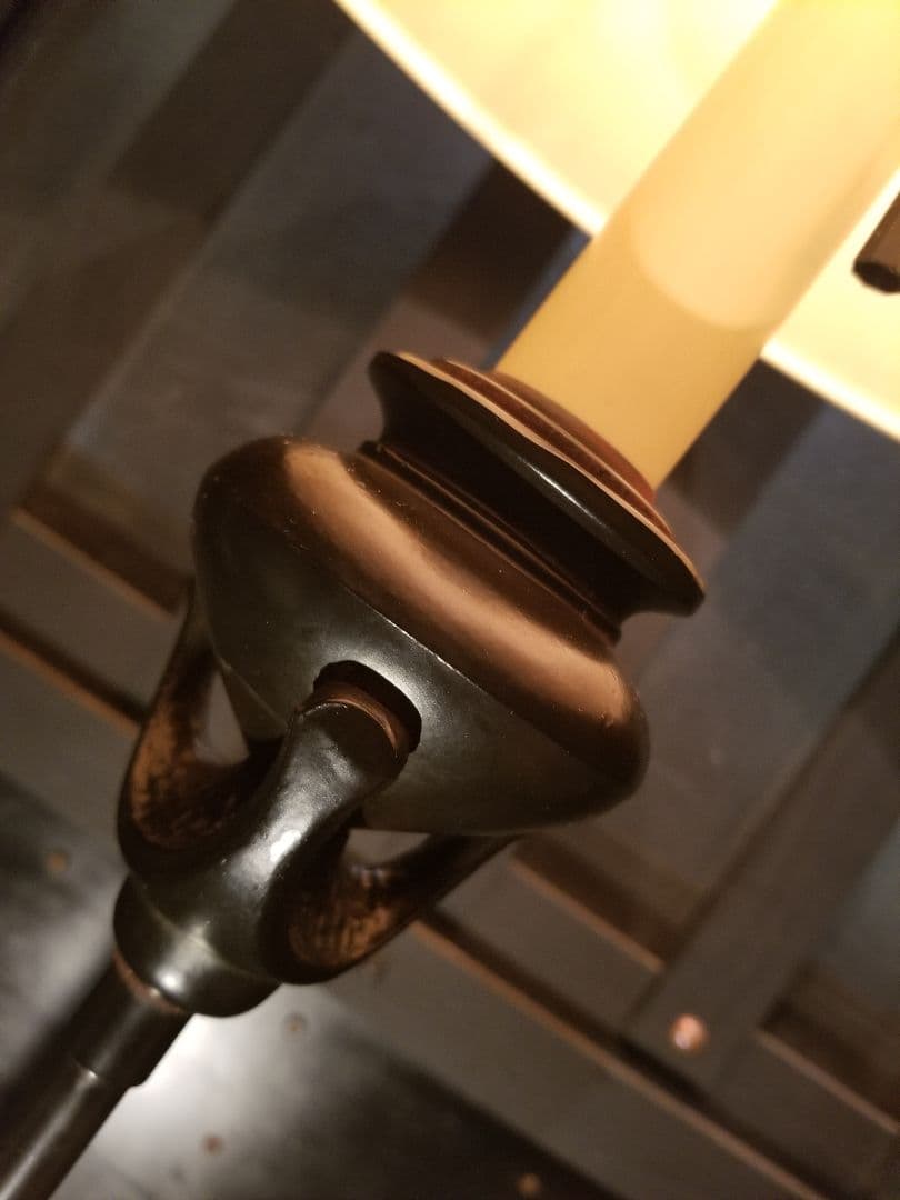 ロバート アビー アメリカ製 ヴィンテージ ブラック ハンマートーン ランプ