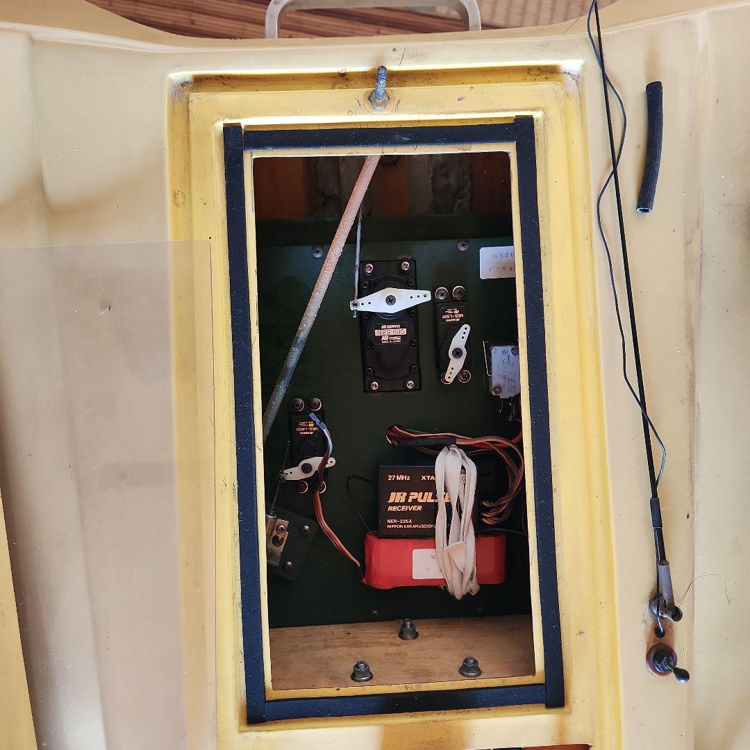 大型ラジコンボート、スチイ-ムエンジンボート4点