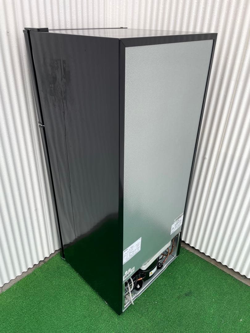 925 ハイアール 130L ブラック 2ドア冷蔵庫 スリム幅 一人暮らし 単身