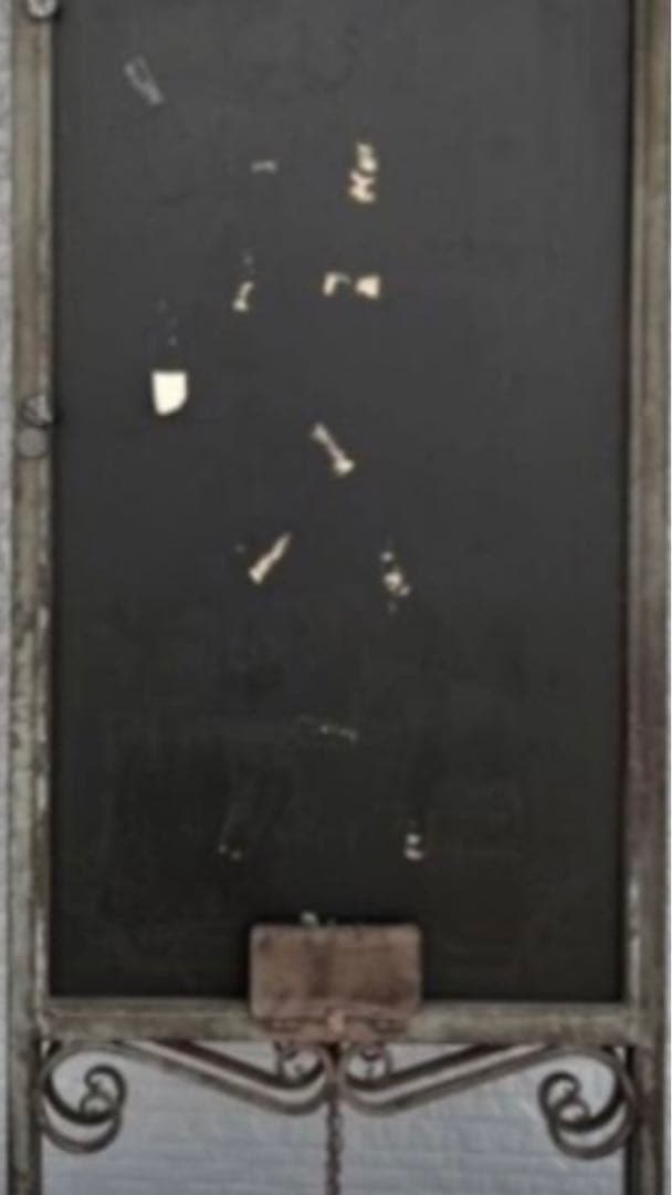 アンティーク☆大型 アイアン 高級 イーゼル☆しっかりした 立て看板