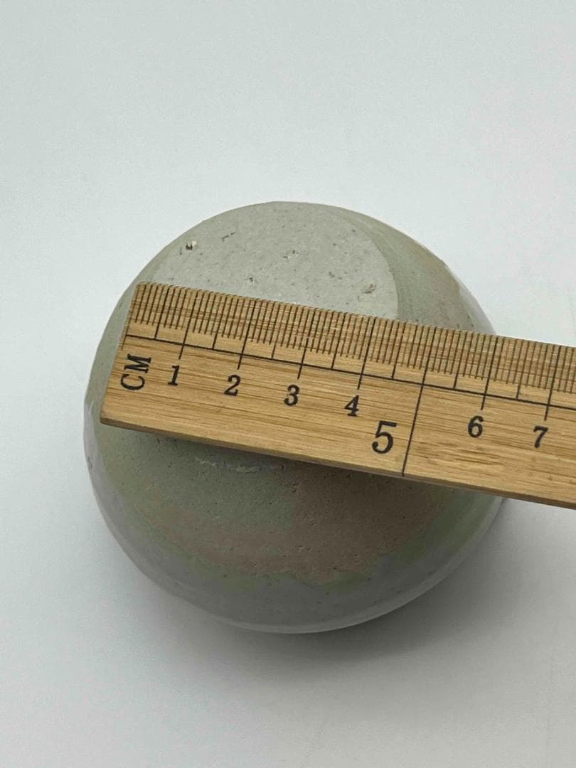 西晋時代 越州窯双糸小壺 茶入 茶道具 唐物 古物 時代物(F-