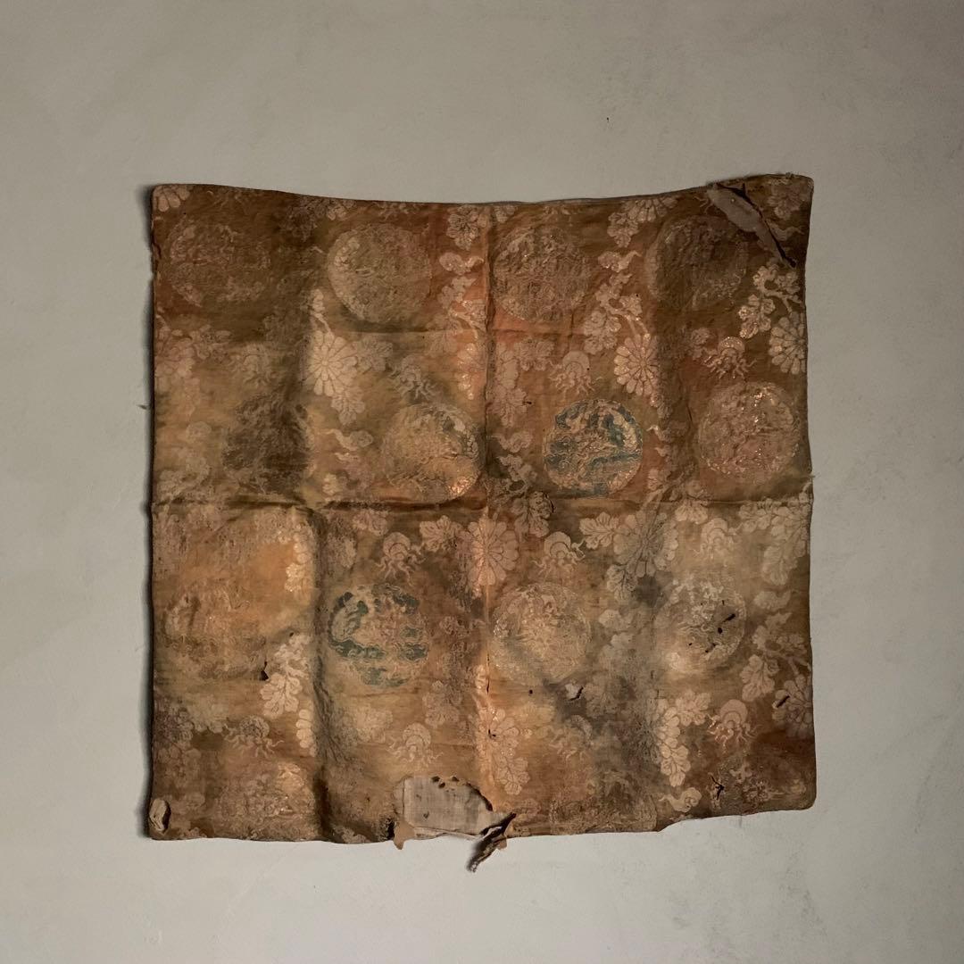 古い 金襴 打敷 舶載品裂 明代裂 清代裂 古裂 古