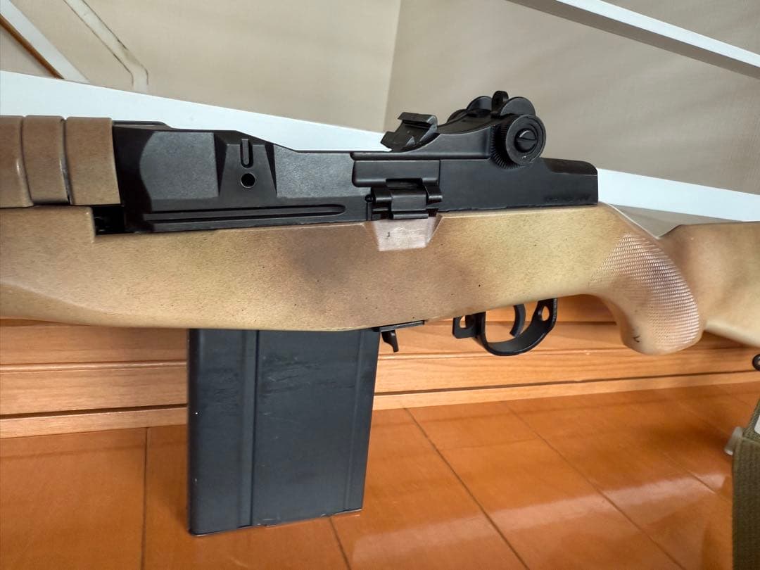 東京マルイ M14 ODストック ライフル 電動ガン デザートカモ 塗装品