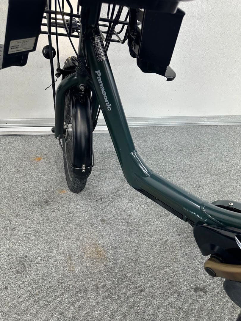 人気な車種　パナソニックギュットアニーズ　3人乗り電動自転車　子供乗せシート付き
