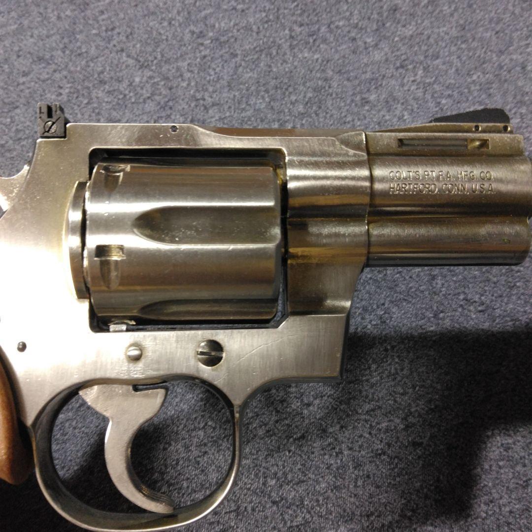 コクサイ　パイソン　2.5インチ金属製モデルガン　SMG規格　ジャンク品