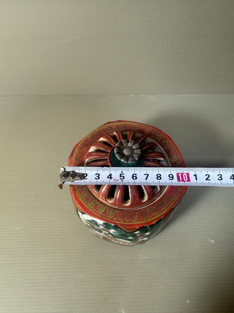 2477 九谷焼 庄三 香炉