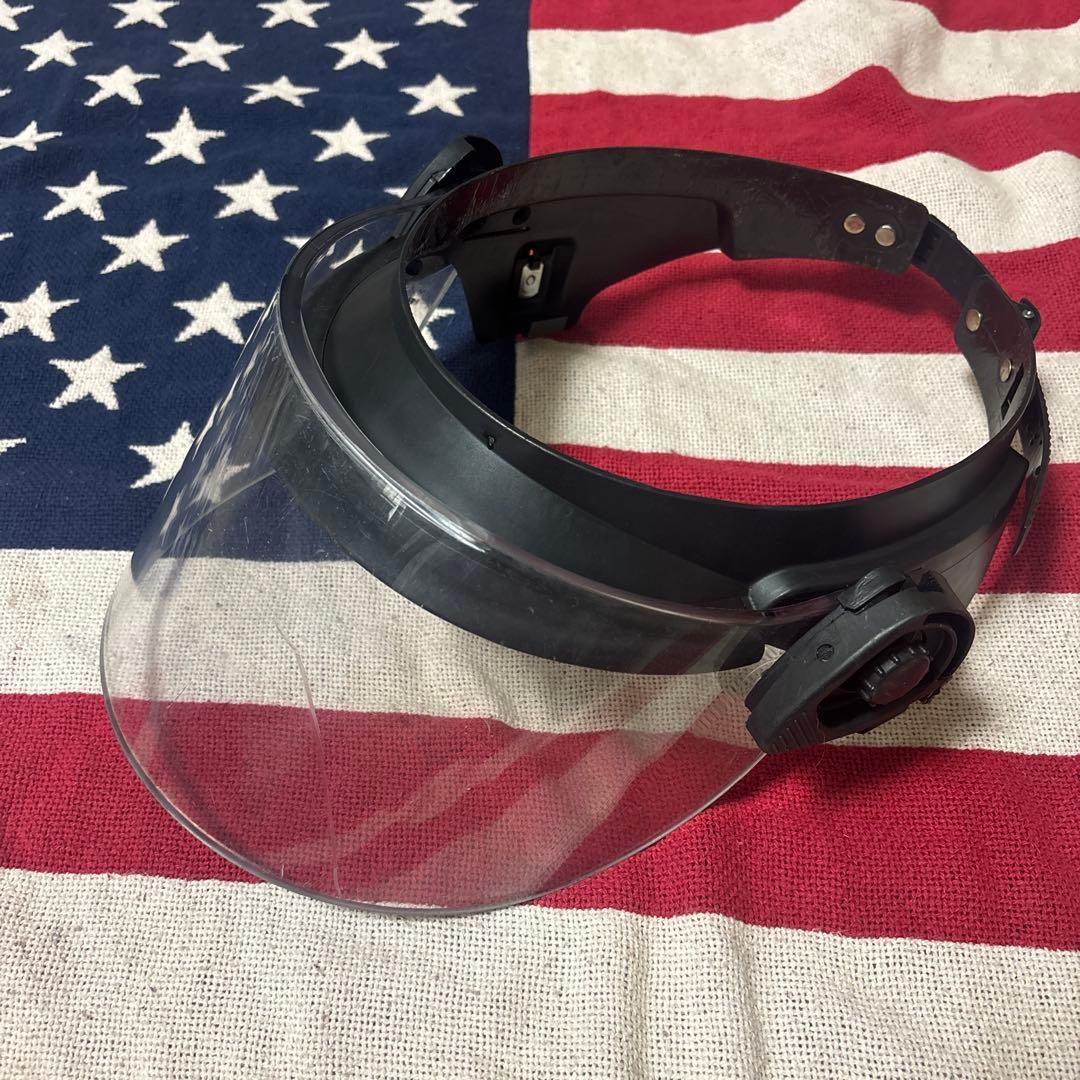 実物PAULSONフェイスシールド米警察装備CAGE CODE12858 B54 - メルカリ