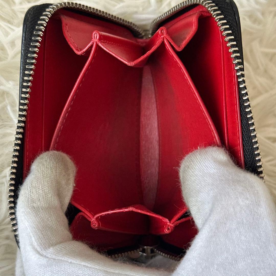 ✨️美品✨️ クリスチャンルブタン スタッズ ケース レザー ベージュ ミニ