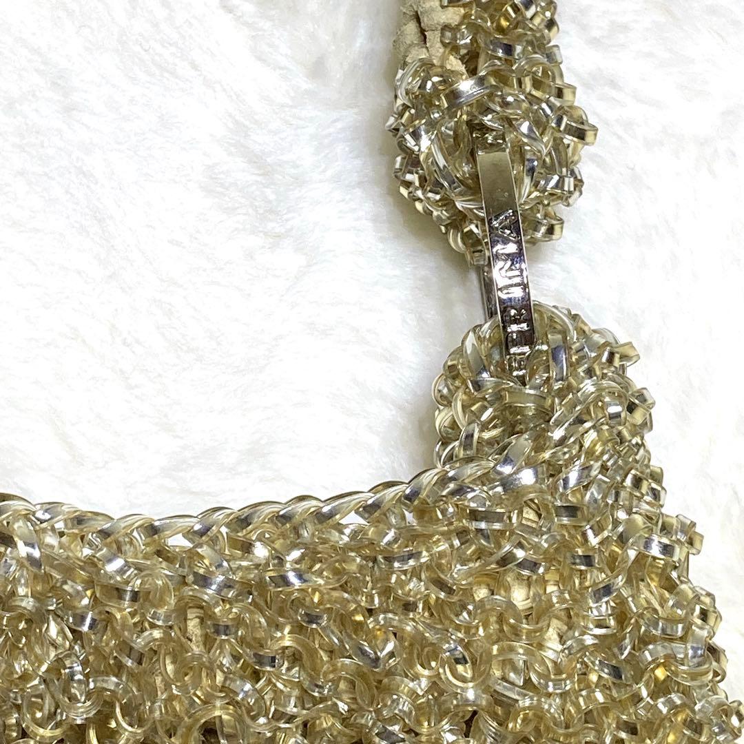 美品✨ANTEPRIMA アンテプリマ ワイヤーバッグ ゴールド ワンショルダー