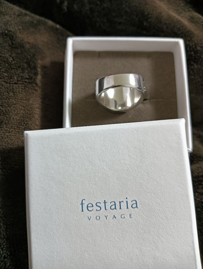 festaria 百合の紋章　sv925　シグネットリング　16号　 約20ｇ