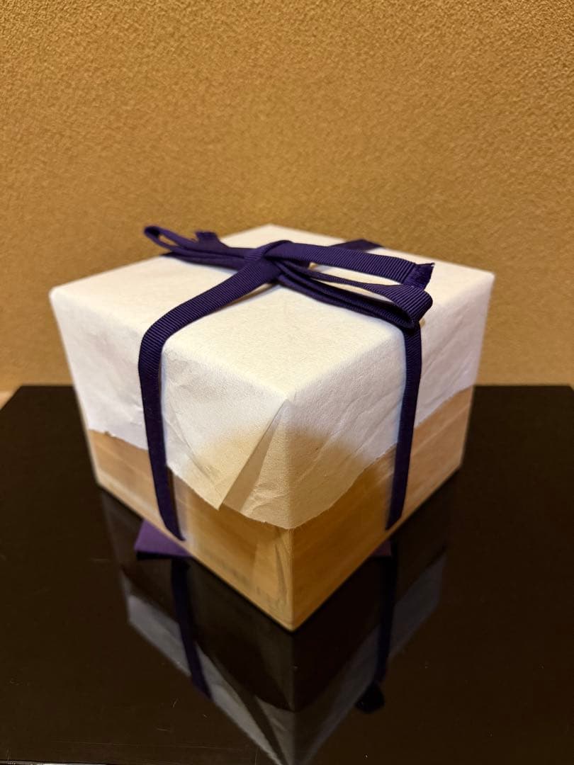 九谷焼 福島武山 赤絵瓔珞文 茶碗 共箱