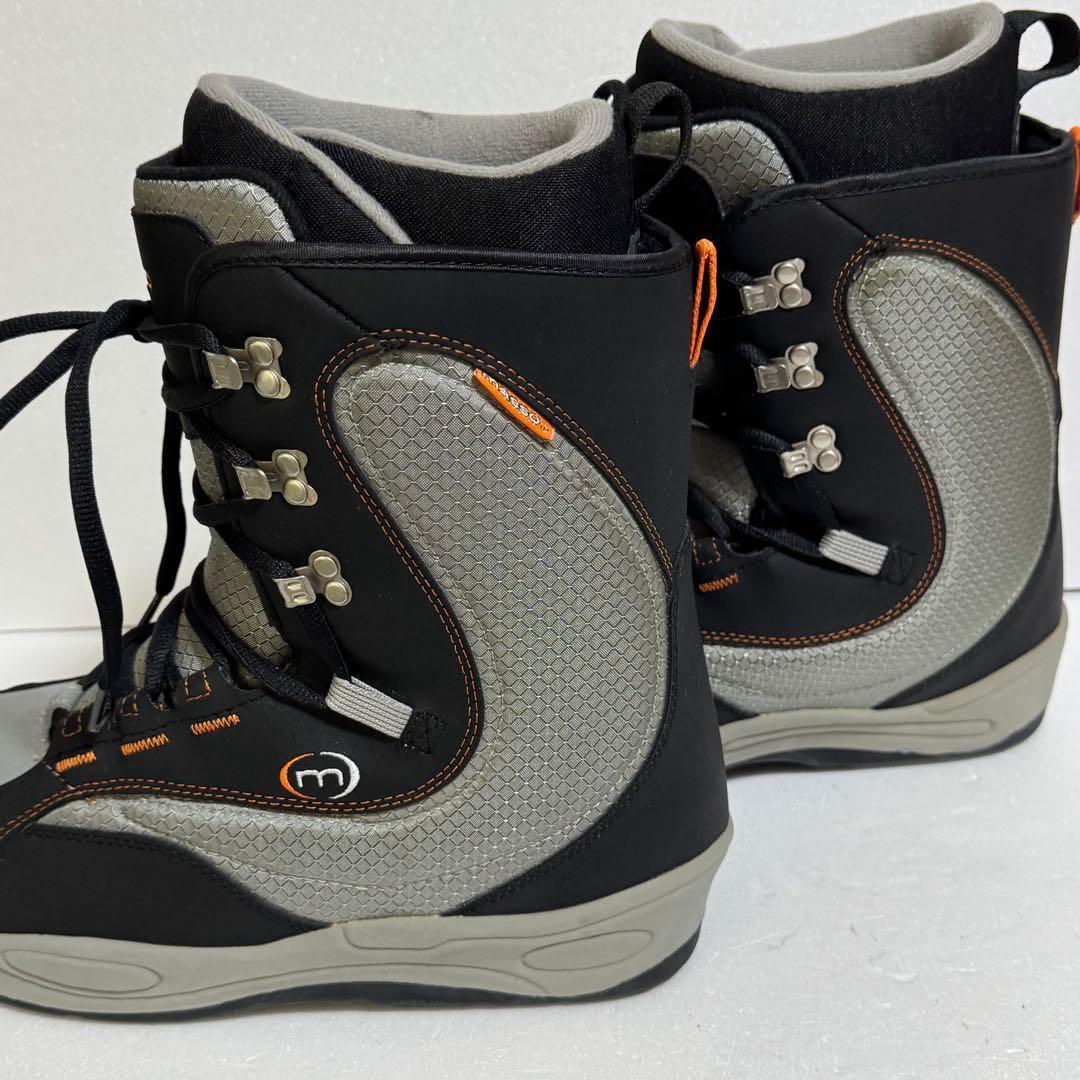 美品29cm スノーボードブーツ グレー/ブラック　初心者格安激安特価