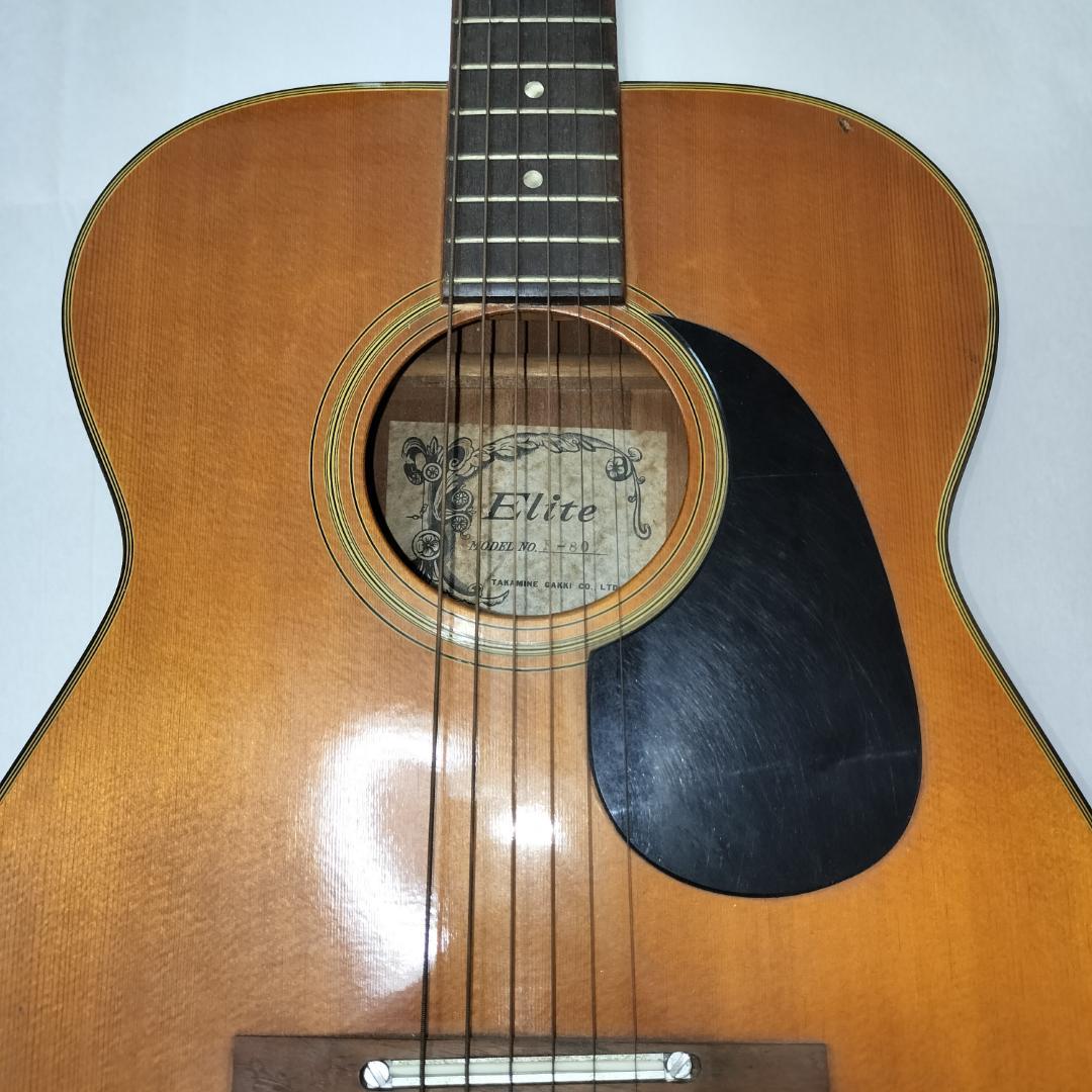 Elite Takamine アコースティックギター F80 ナチュラルウッド