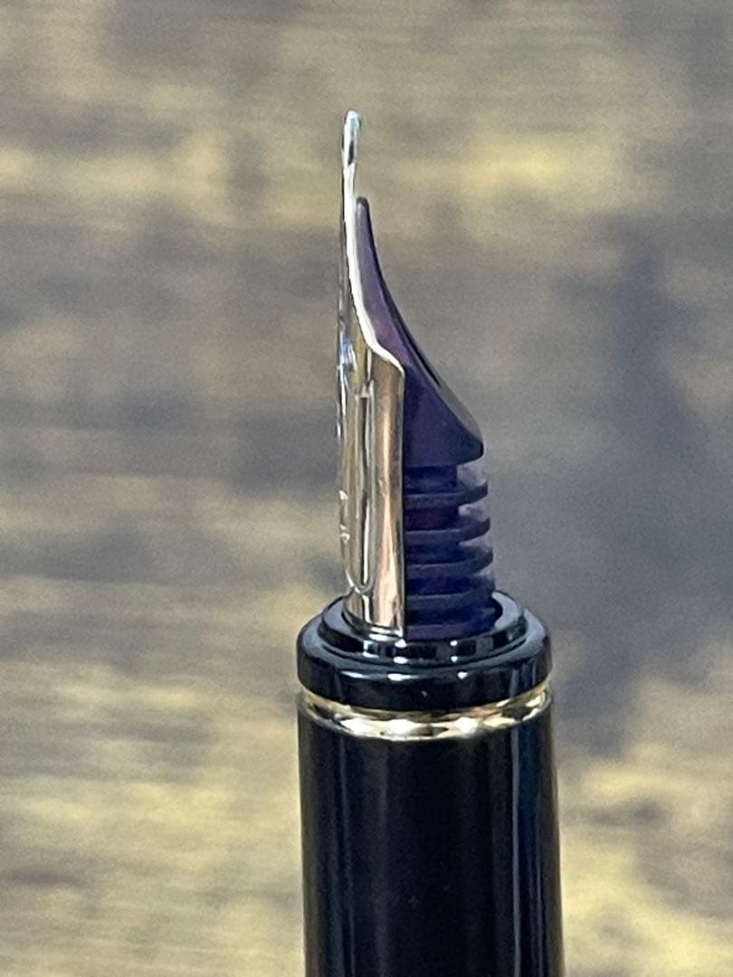 試筆のみ 1996年製 初期型 グランセ ルビーレッド マーブル 万年筆 細字