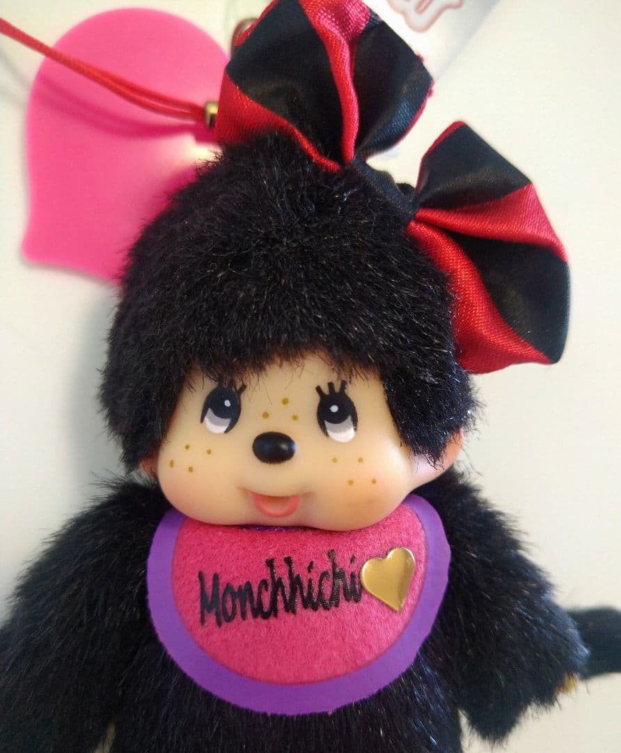 モンチッチ オトナラボ 黒 マスコット キーチェーン レア mm