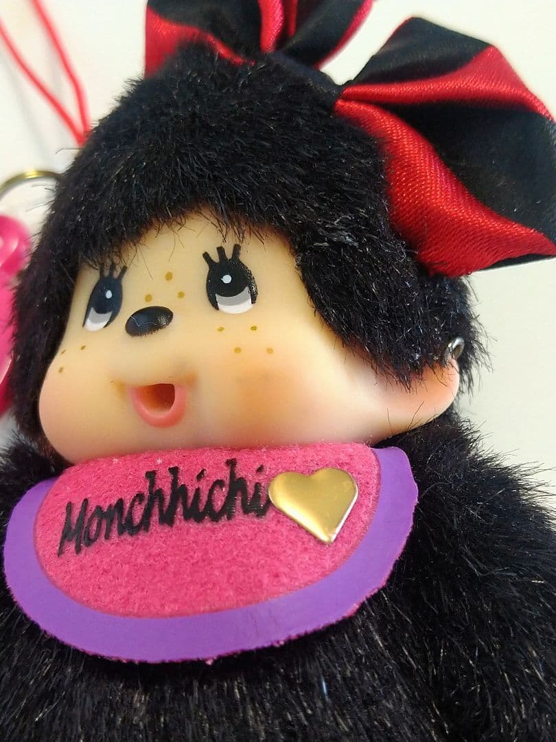 モンチッチ オトナラボ 黒 マスコット キーチェーン レア mm