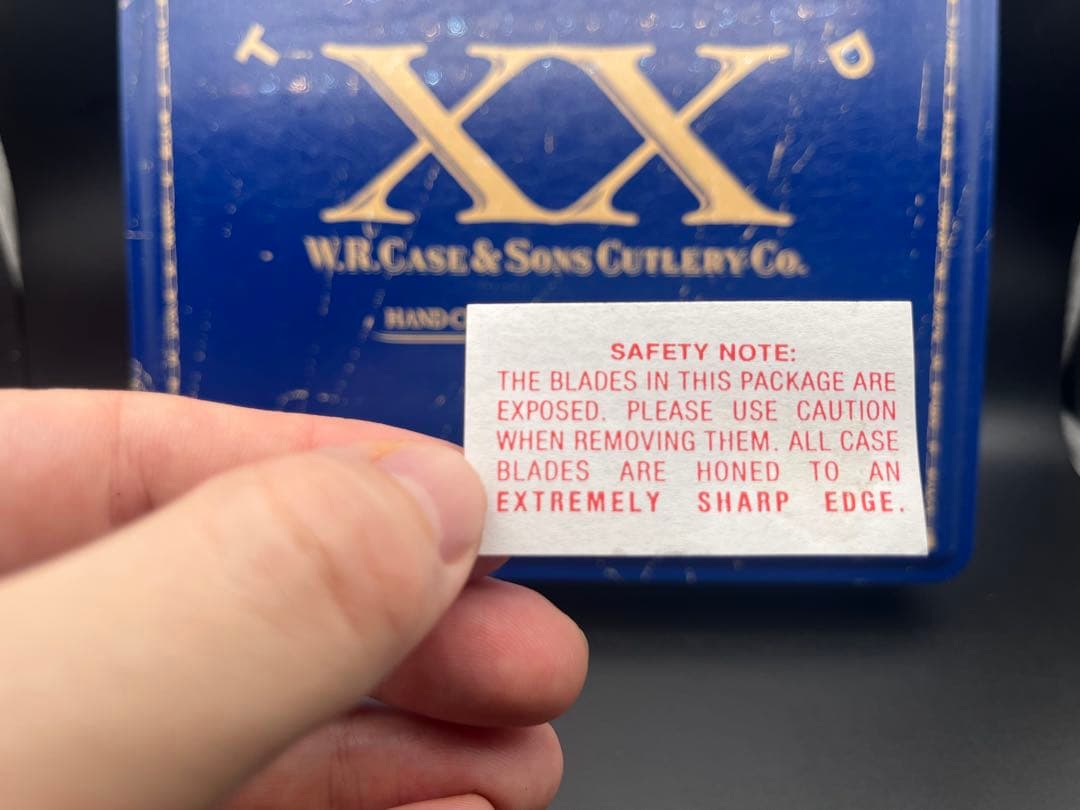 W.R. Case XX スタッグナイフ 缶・シース付