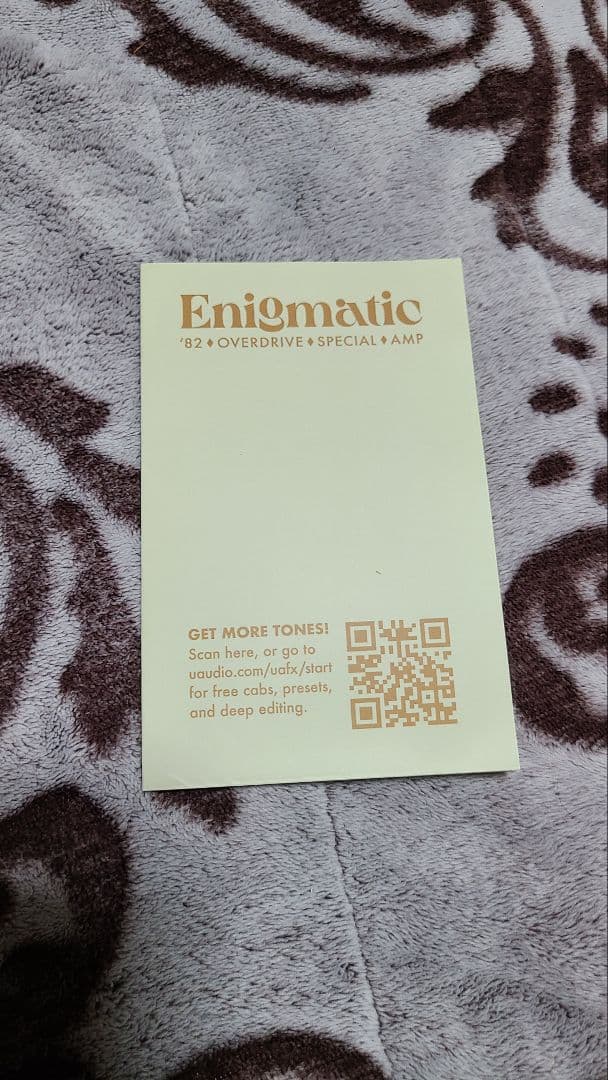 ギター UNIVERSAL AUDIO UAFX Enigmatic '82