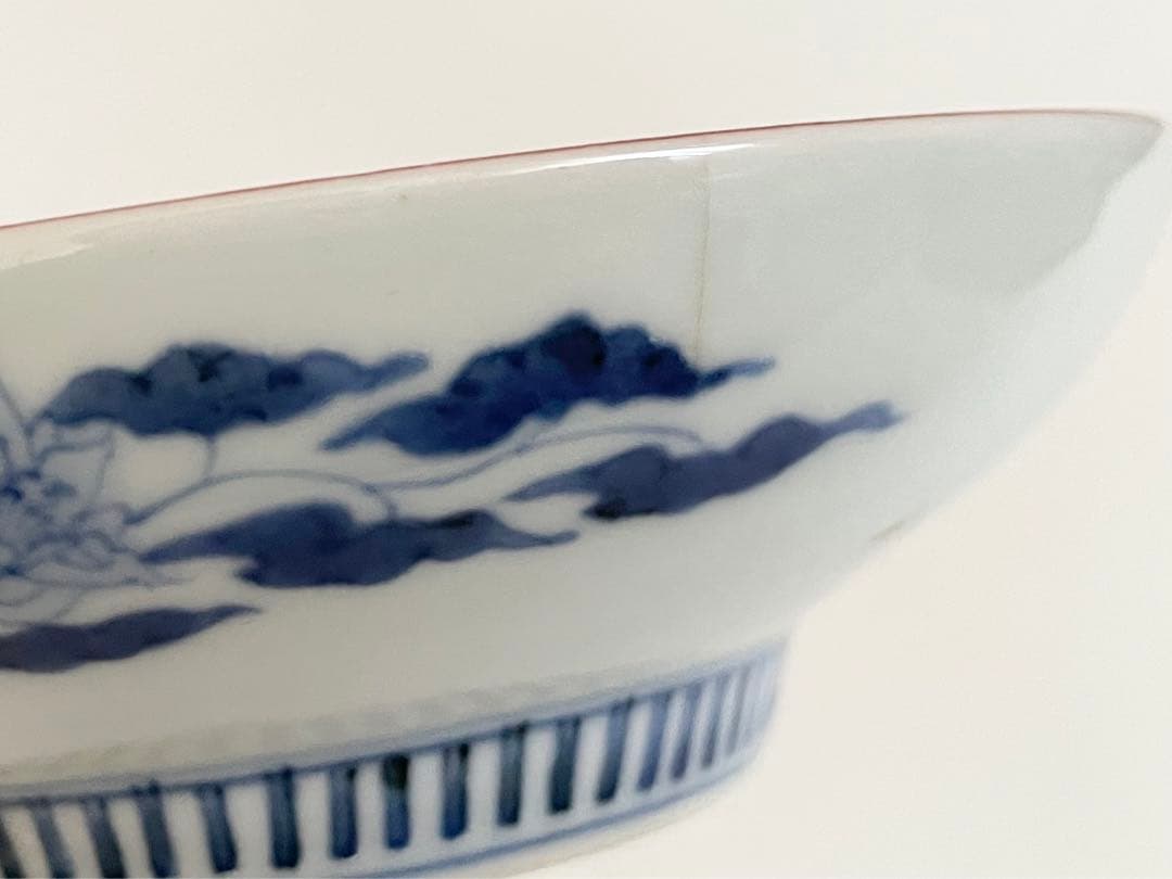 骨董 アンティーク 色絵紫陽花図 五寸皿 色鍋島 平戸 古平戸 ニュウあり