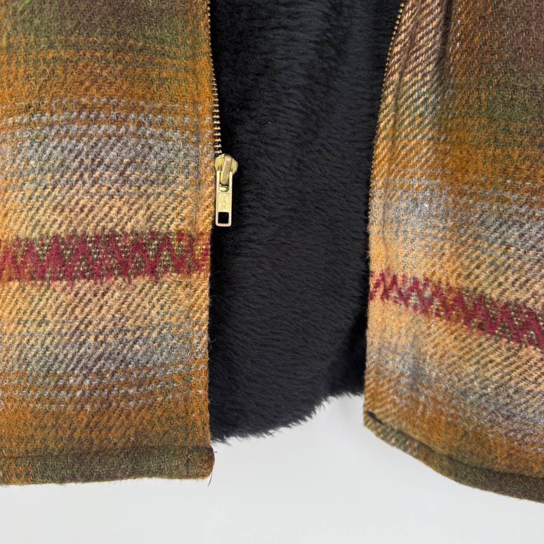 melton 70s USA製 オンブレ CPO ウールジャケット メルトン