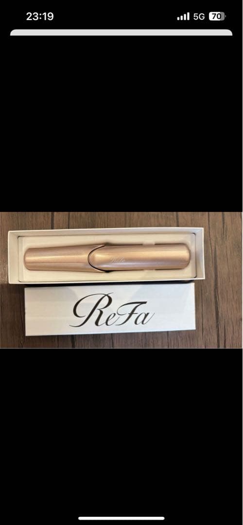 ReFa ストレートヘアアイロン ピンクゴールド 箱付き ReFa ストレートヘアアイロン ピンク 箱付き ReFa ストレートヘア