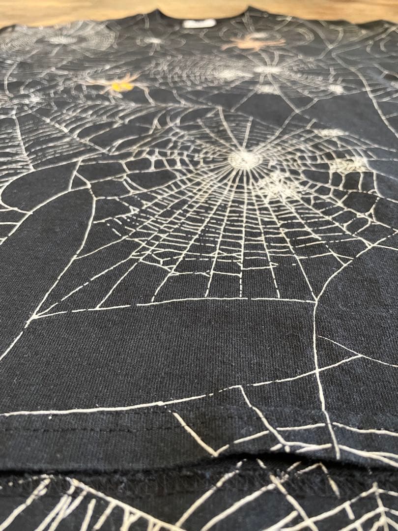 希少 美品 80〜90s Spiderweb Lサイズ 蜘蛛の巣 Tシャツ - メルカリ