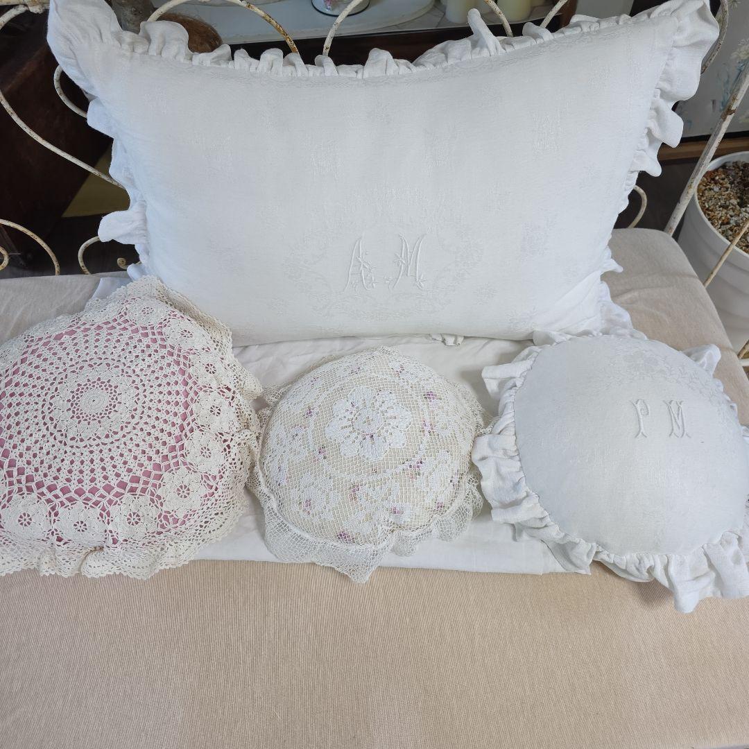 フランスアンティーク アイアン ベビーベット ソファー 椅子