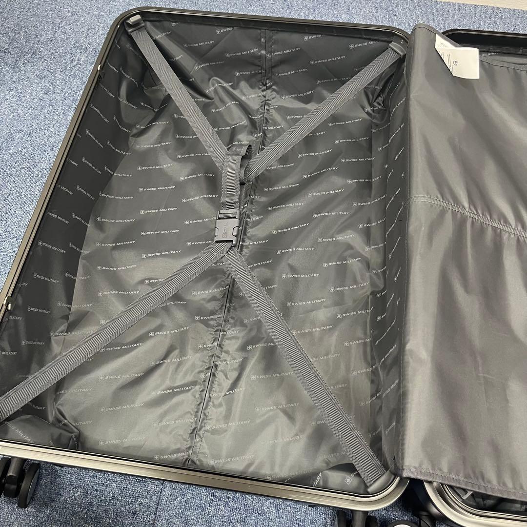ほぼ未使用 スイスミリタリー スーツケース キャリーケース チタン 105L