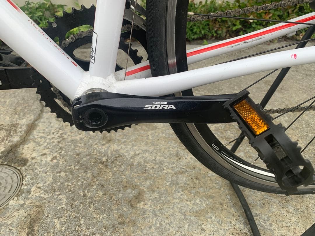 値下げ中 美品 整備済 ロードバイク ガノー SORA 2×9s送料込 - メルカリ