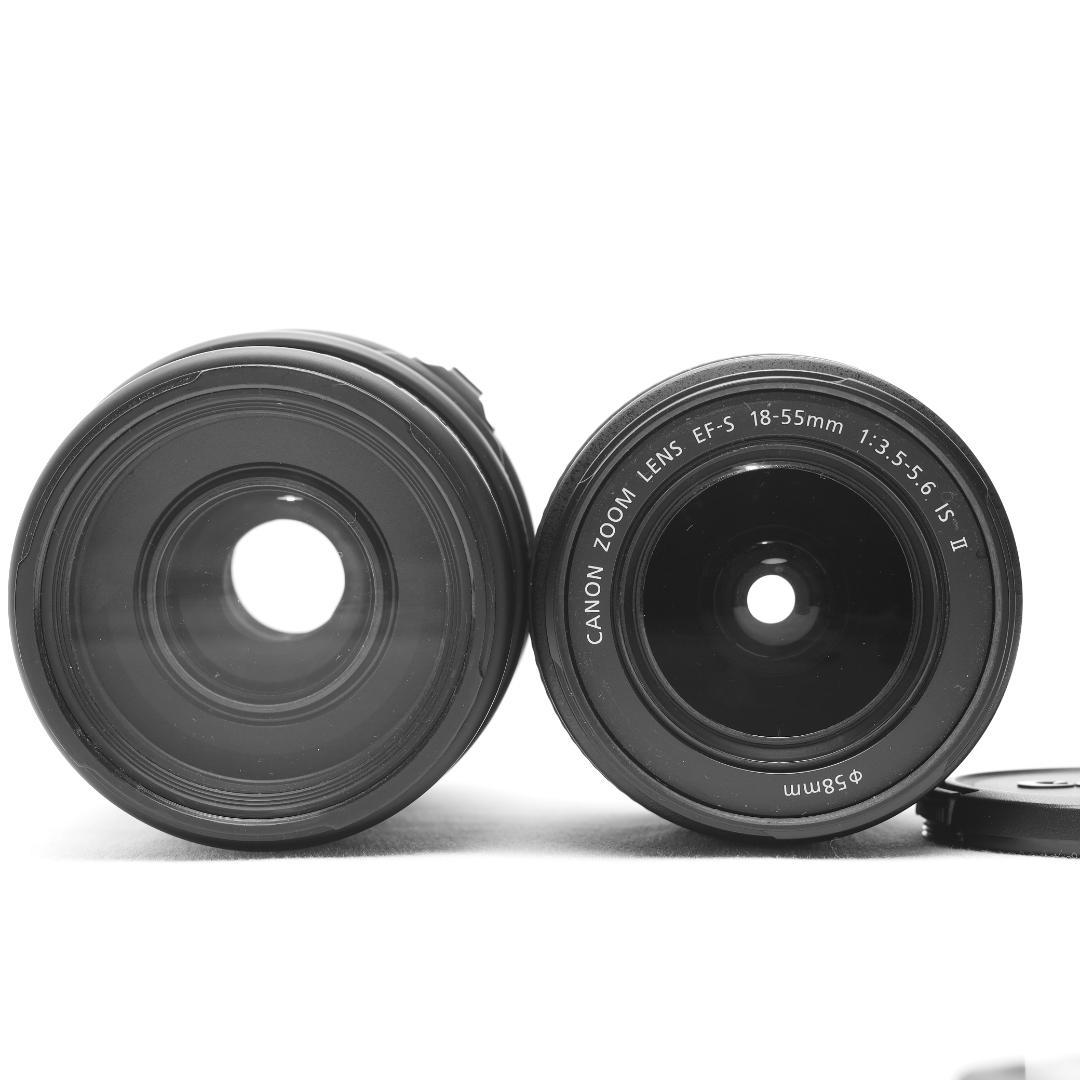 Wi-Fi搭載&超軽量✨Canon Kiss X80✨ダブルレンズ✨超望遠