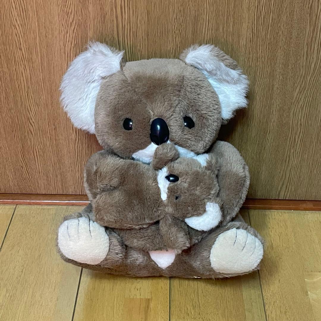 希少 昭和レトロ 日本製 コアラ 親子 ぬいぐるみ - メルカリ