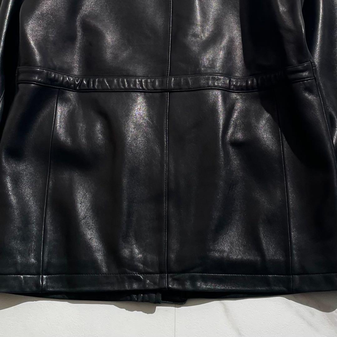 ブルックスブラザーズ カーコート 羊革 レザージャケット 実質L相当