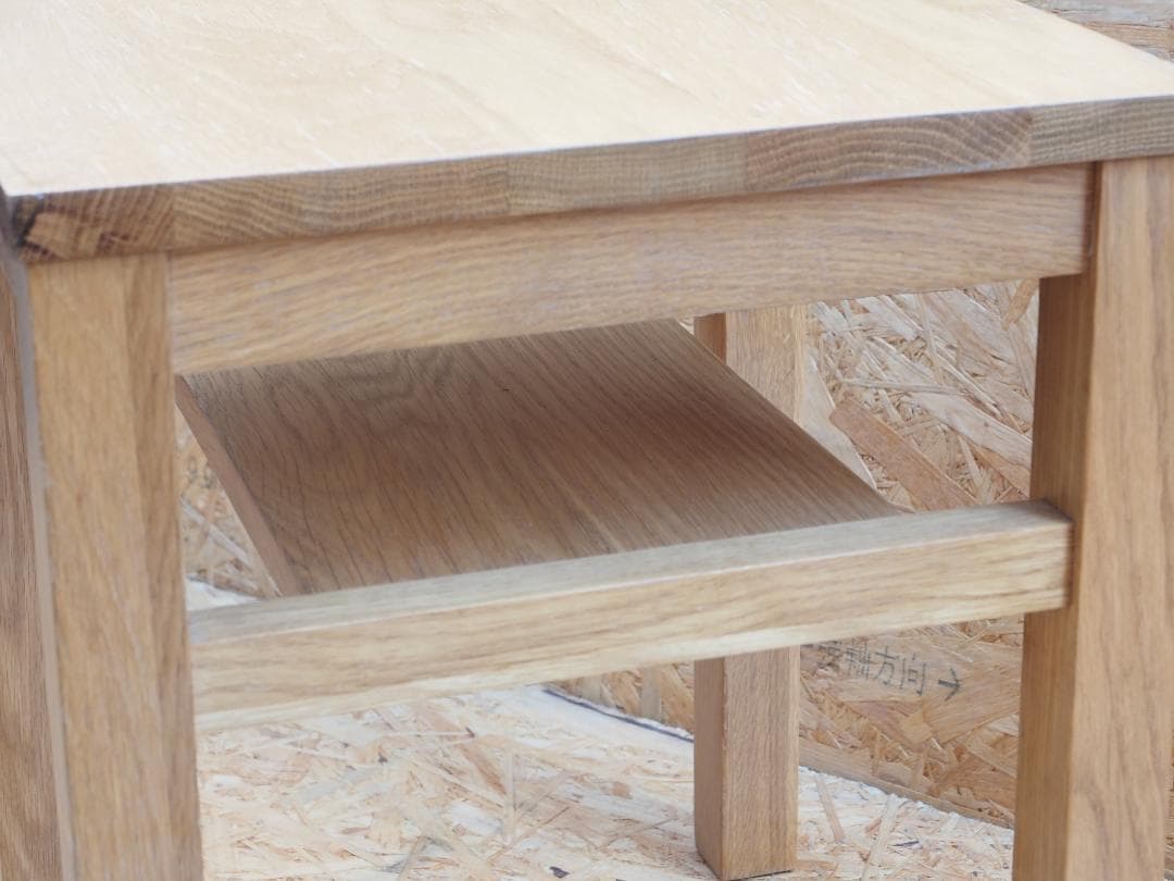 無垢材　スツール　オーク材　2個セット　無印良品？