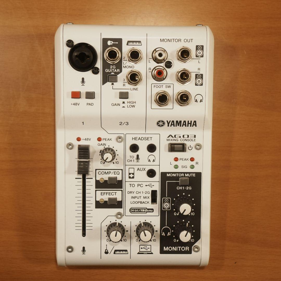 YAMAHA AG03 ミキサー オーディオインターフェース