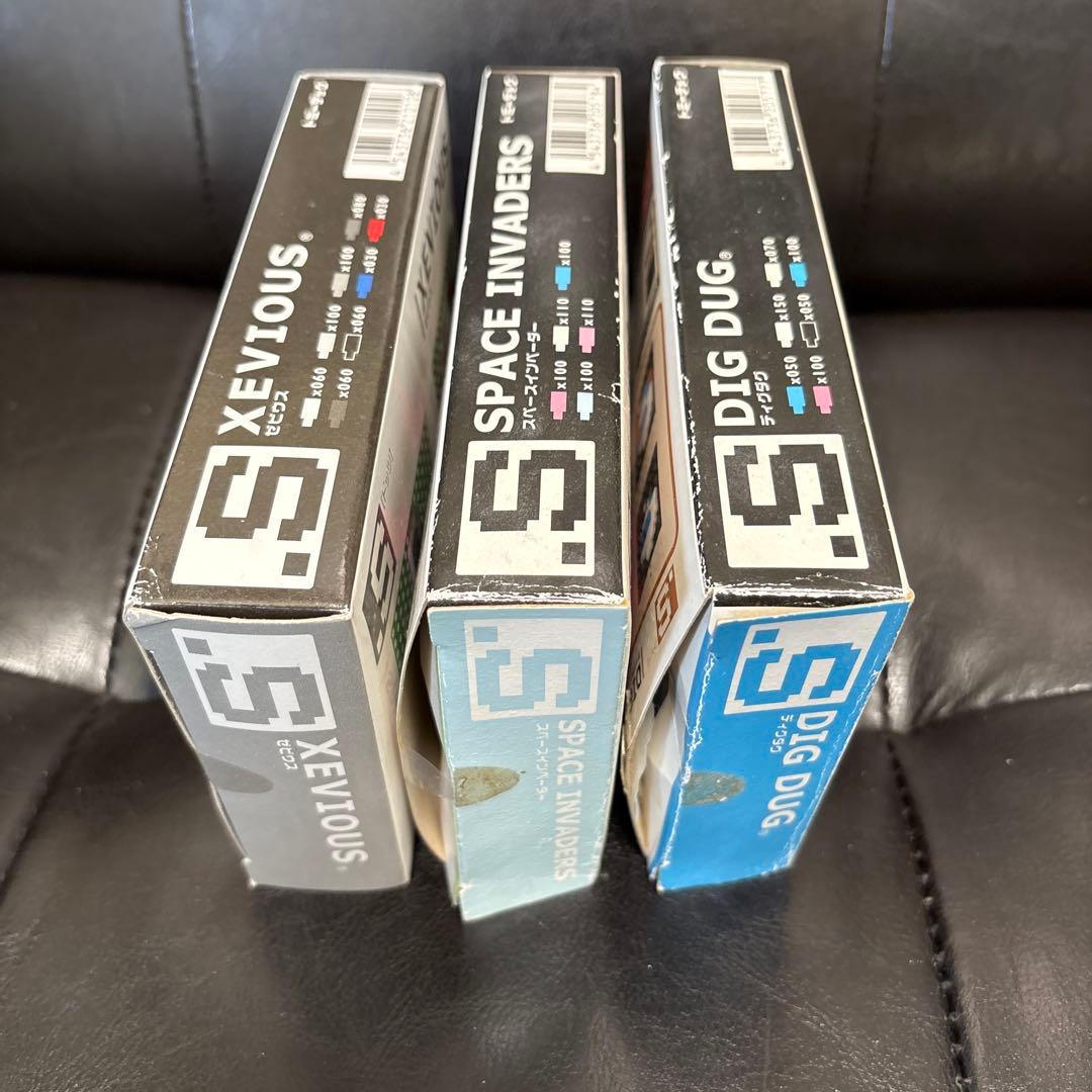 当時物　ドッツ　ディグダグ ゼビウス　インベーダー　ドットキャラクターセット