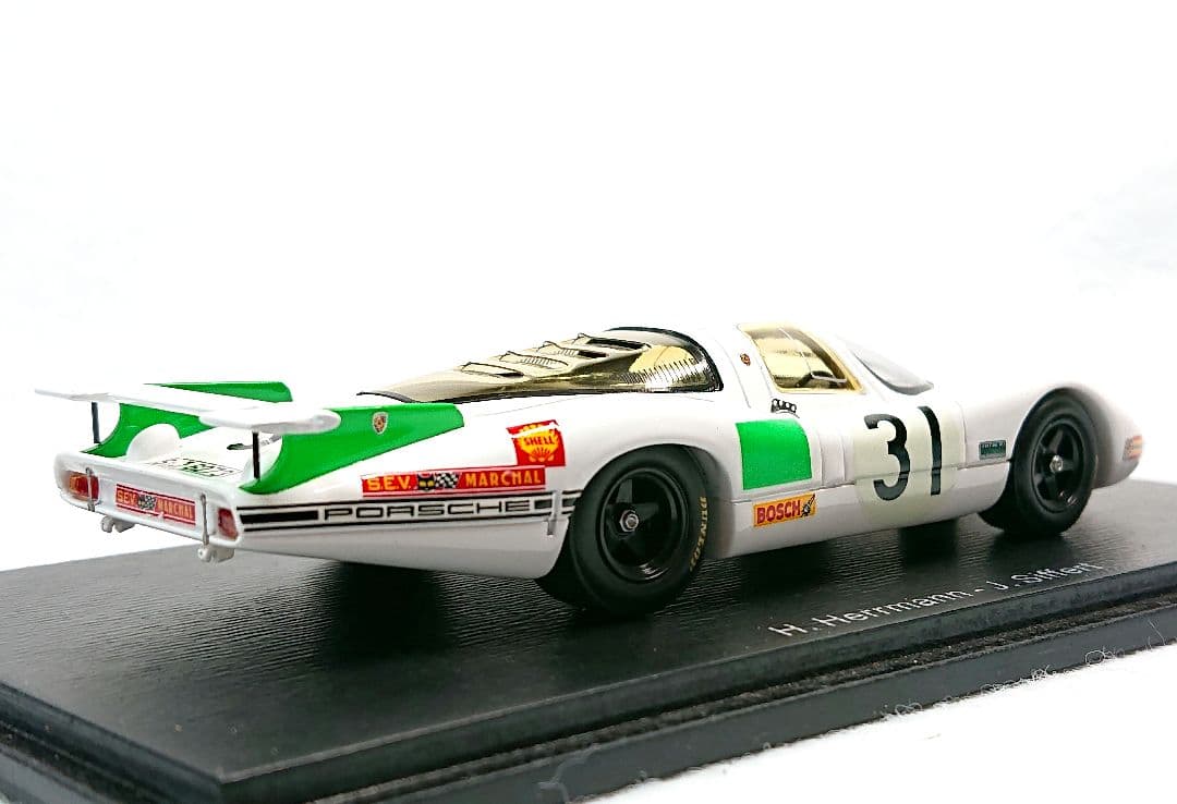 スパーク 1/43 ポルシェ 908 #31 P.P LM1968