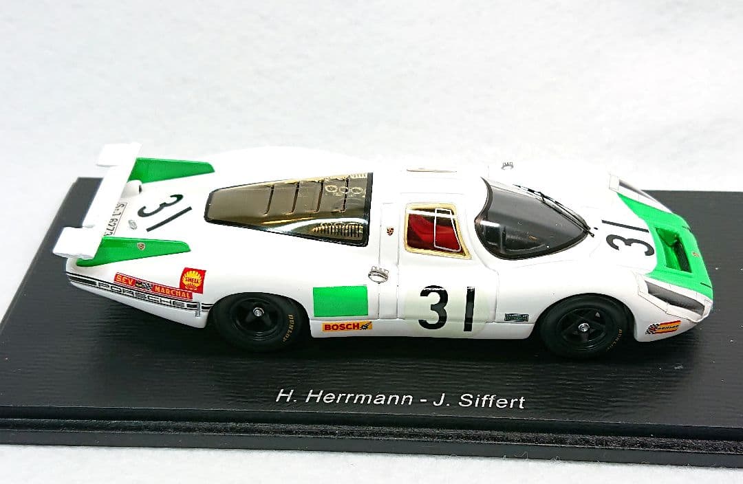 スパーク 1/43 ポルシェ 908 #31 P.P LM1968