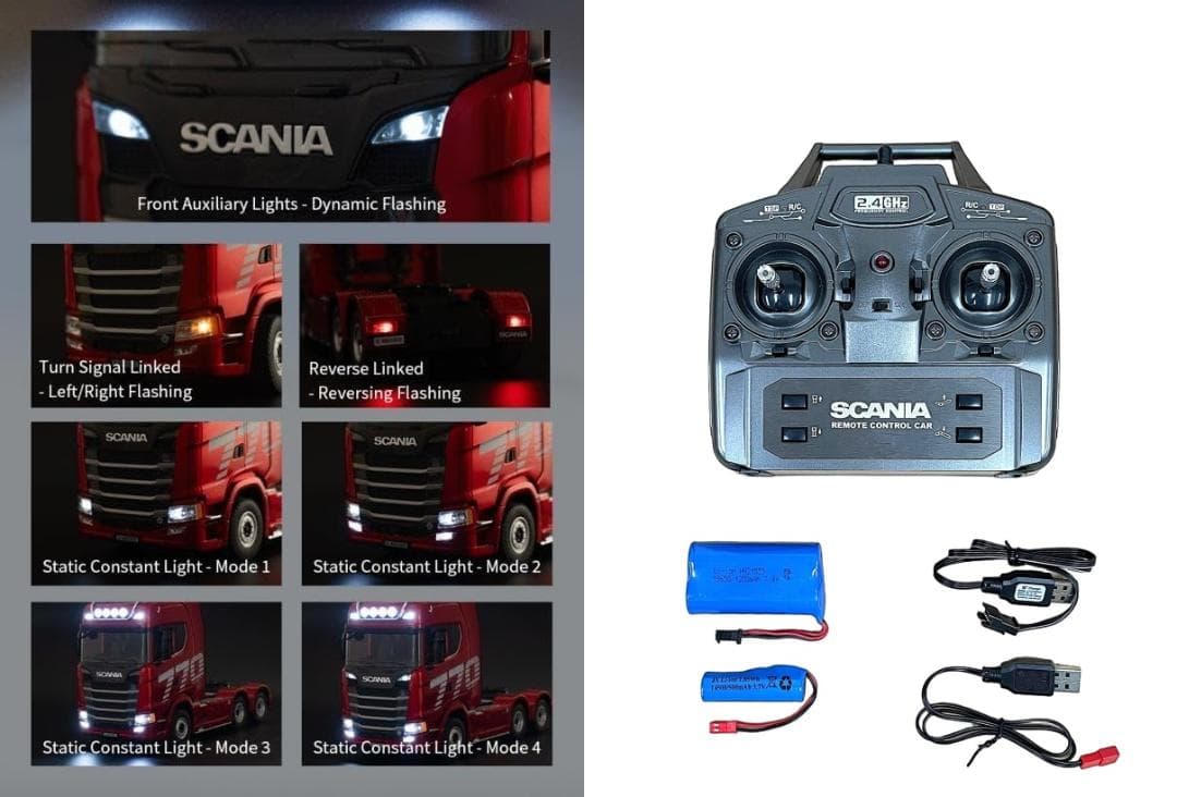 国内在庫品 Huina 1501・1502 スカニア 770S トレーラーセット - メルカリ